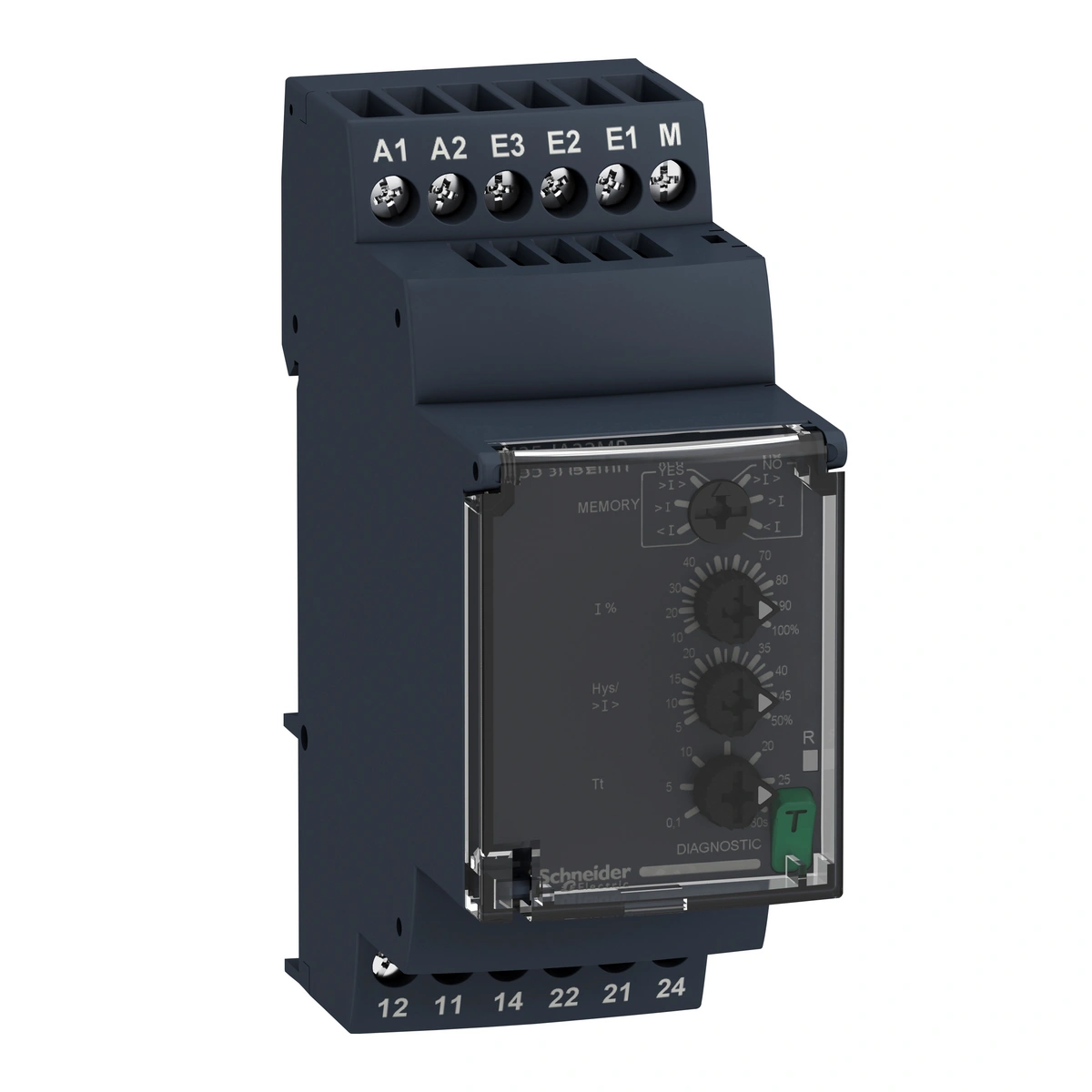 Harmony Control Przekaźnik kontroli prądu,0.15A…15A, 24…240V AC/DC, 2C/O 5A