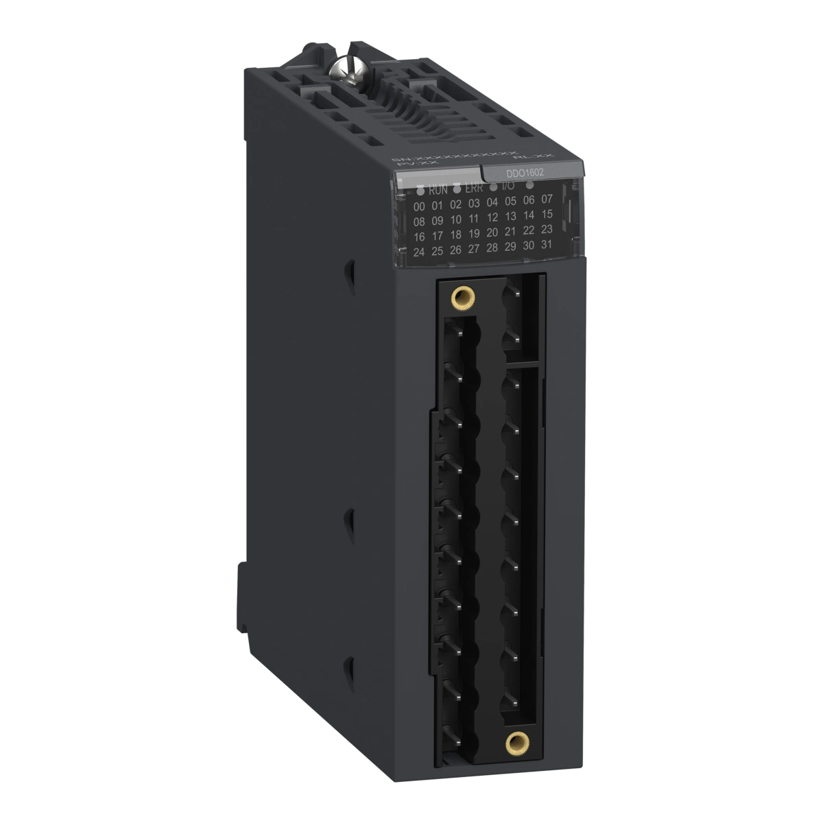 Modicon X80, moduł wyjść cyfrowych, 16 wyjść, 24 V DC, logika pozytywna
