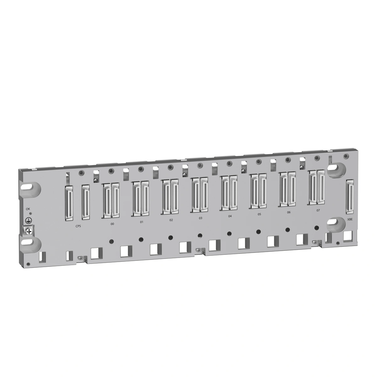 Modicon M580, płyta bazowa, 8 otworów, Ethernet