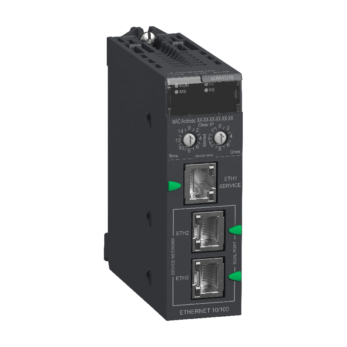 Modicon X80, Adapter DIO Drop, Ethernet, płyta montażowa