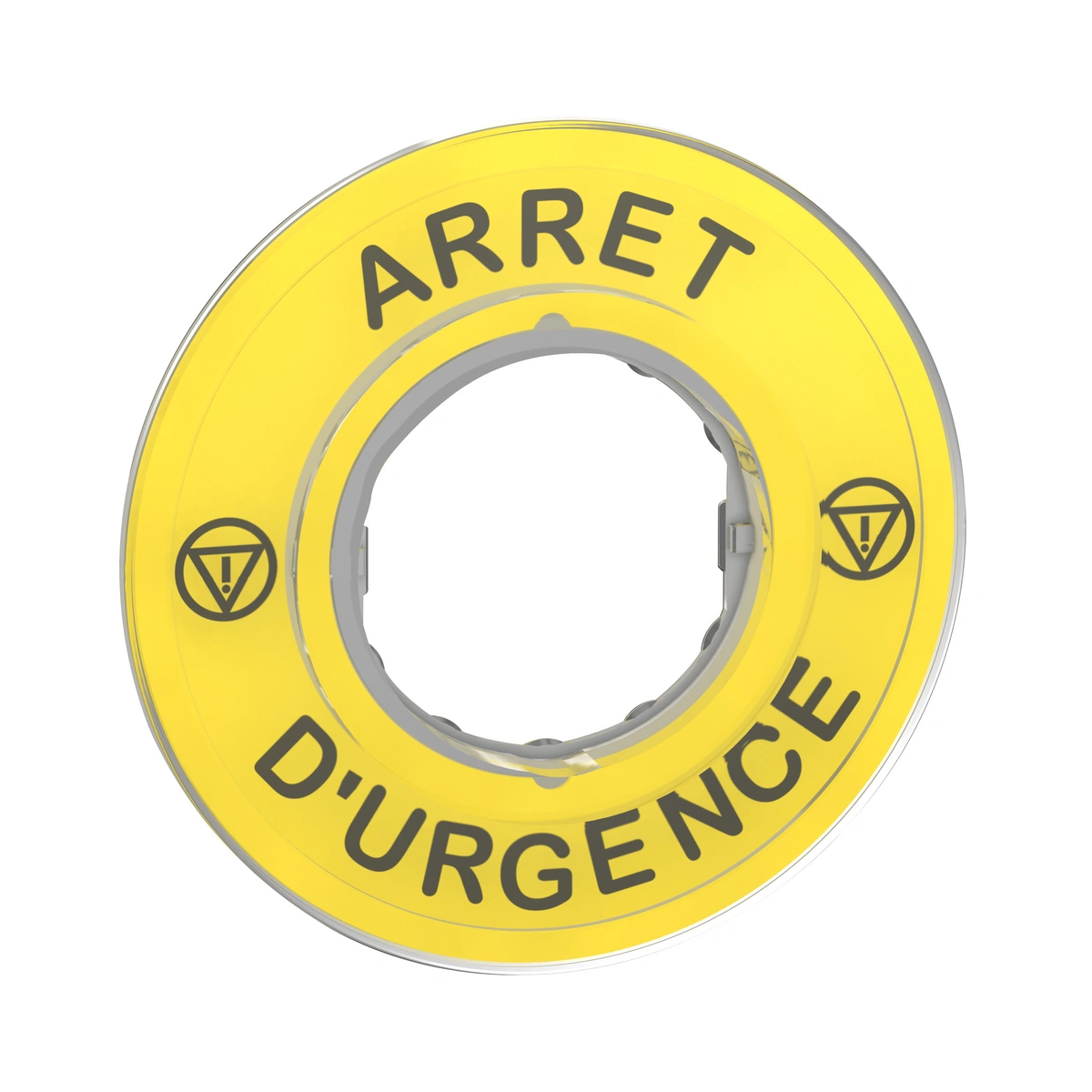 Harmony XB4 Etykieta do ESTOP "ARRET D'URGENCE" 3D