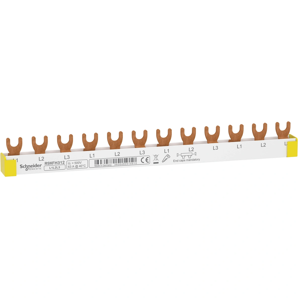 SZYNA WIDEŁKOWA 3P 12MOD. 63A