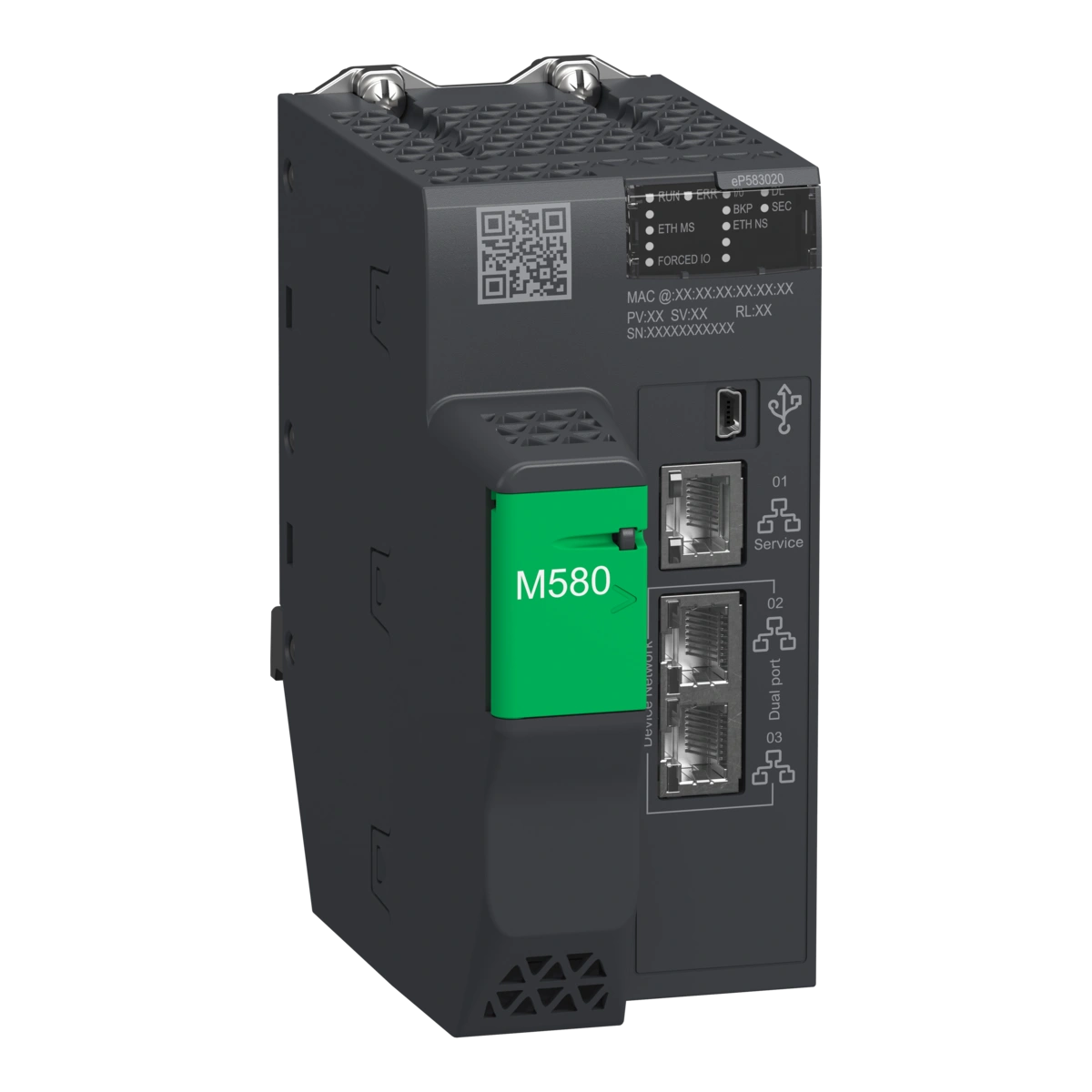 Modicon M580, moduł procesora, poziom 3