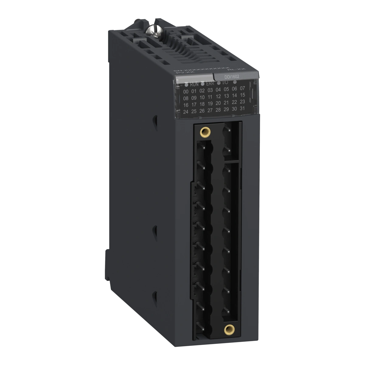 Modicon X80, moduł wejść cyfrowych, 16 wejść, 24 V DC, logika pozytywna