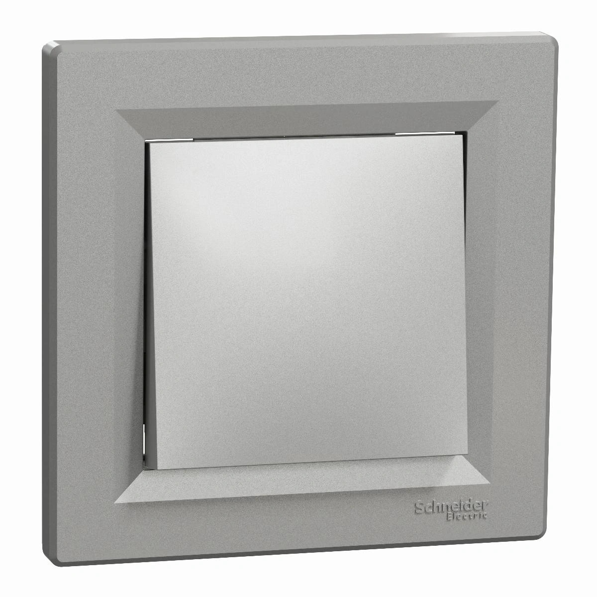 ASFORA łącznik 1-biegunowy bez ramki, aluminium