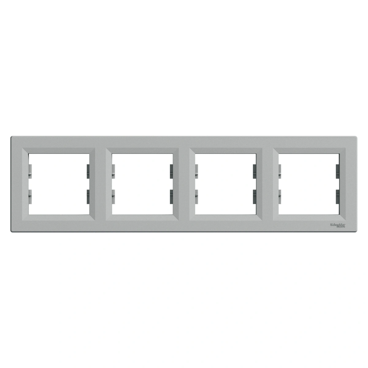 ASFORA ramka 4-krotna pozioma, aluminium