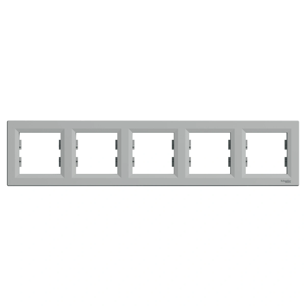 ASFORA ramka 5-krotna pozioma, aluminium