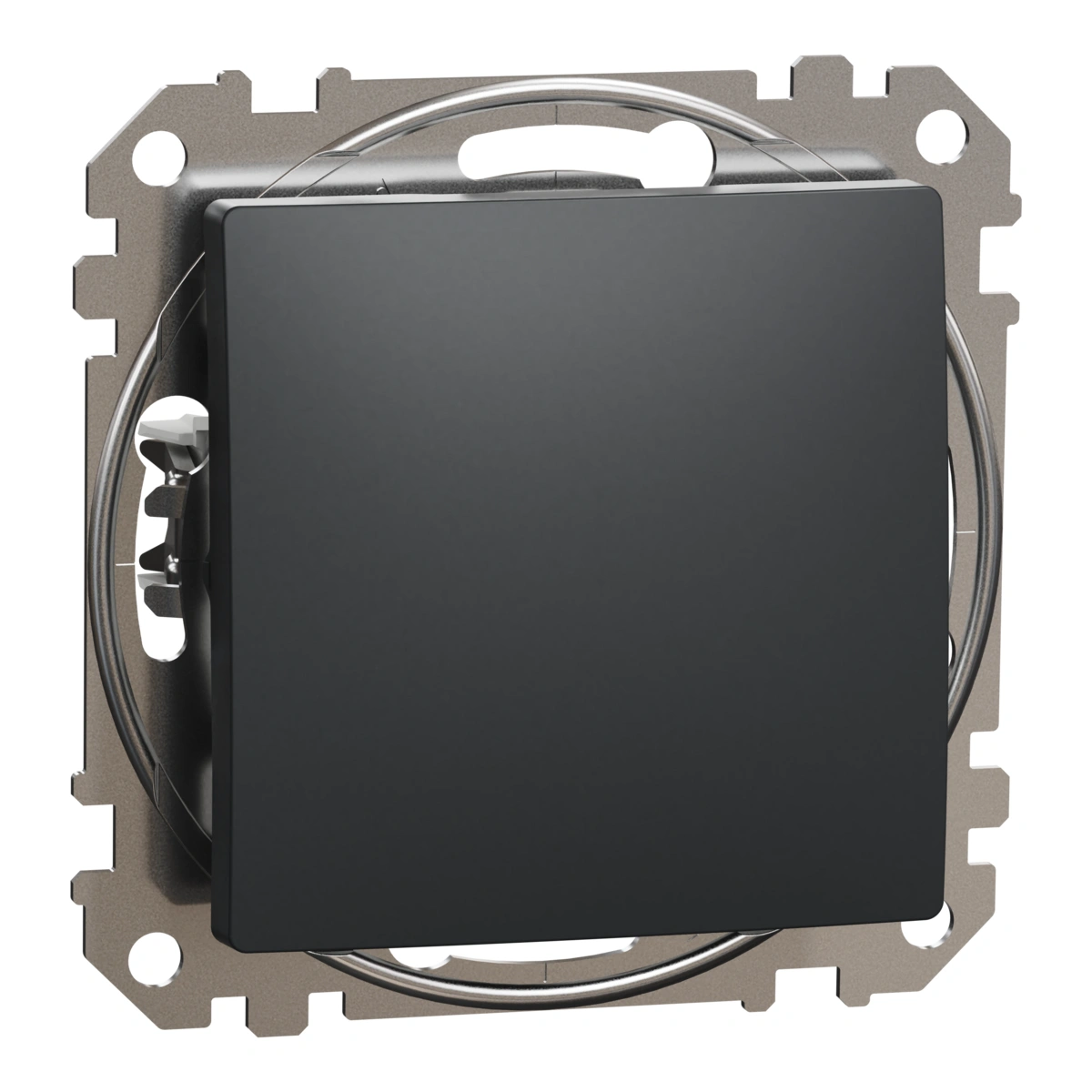 SEDNA DESIGN Przycisk 1-biegunowy, czarny antracyt