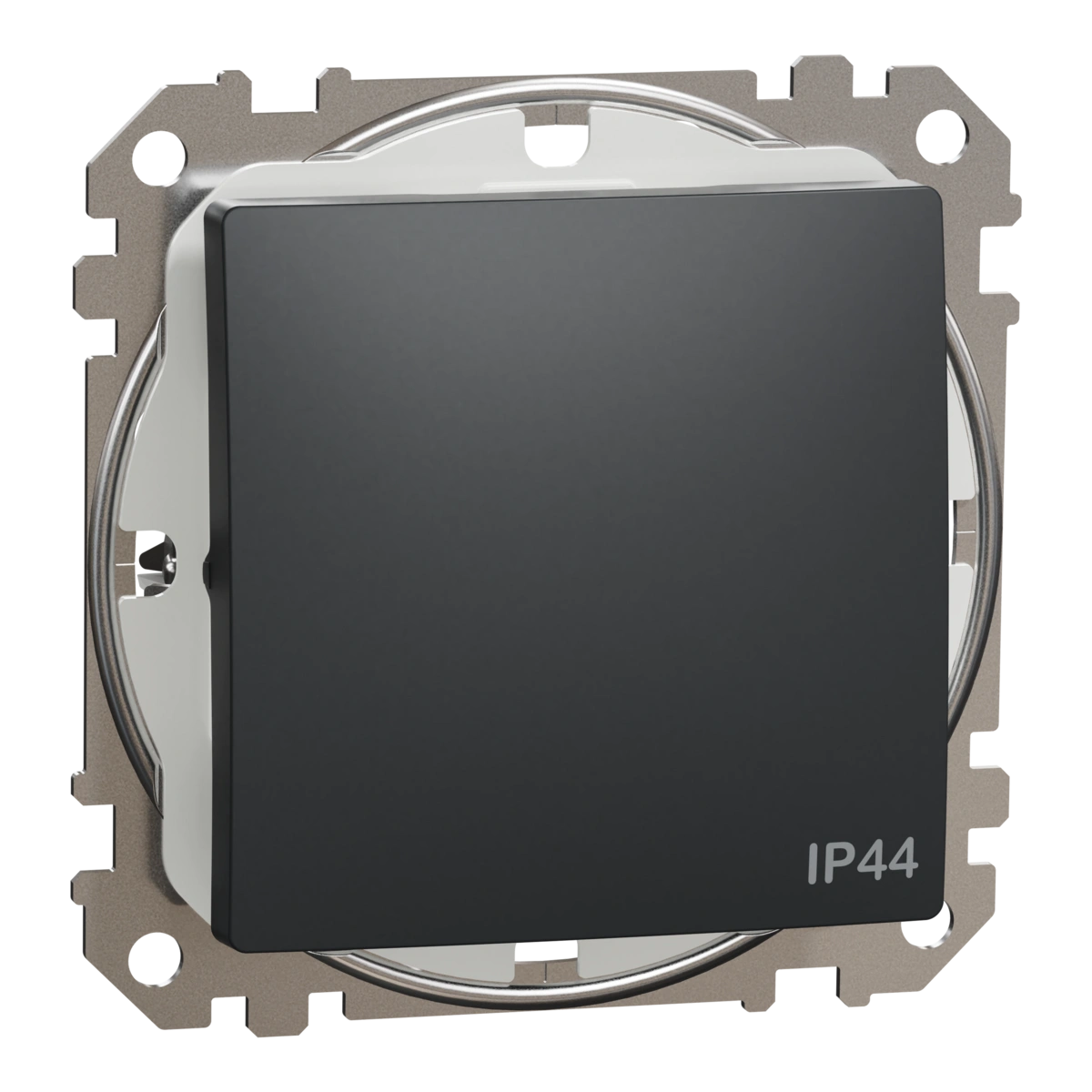 SEDNA DESIGN łącznik 1-biegunowy IP44, czarny antracyt