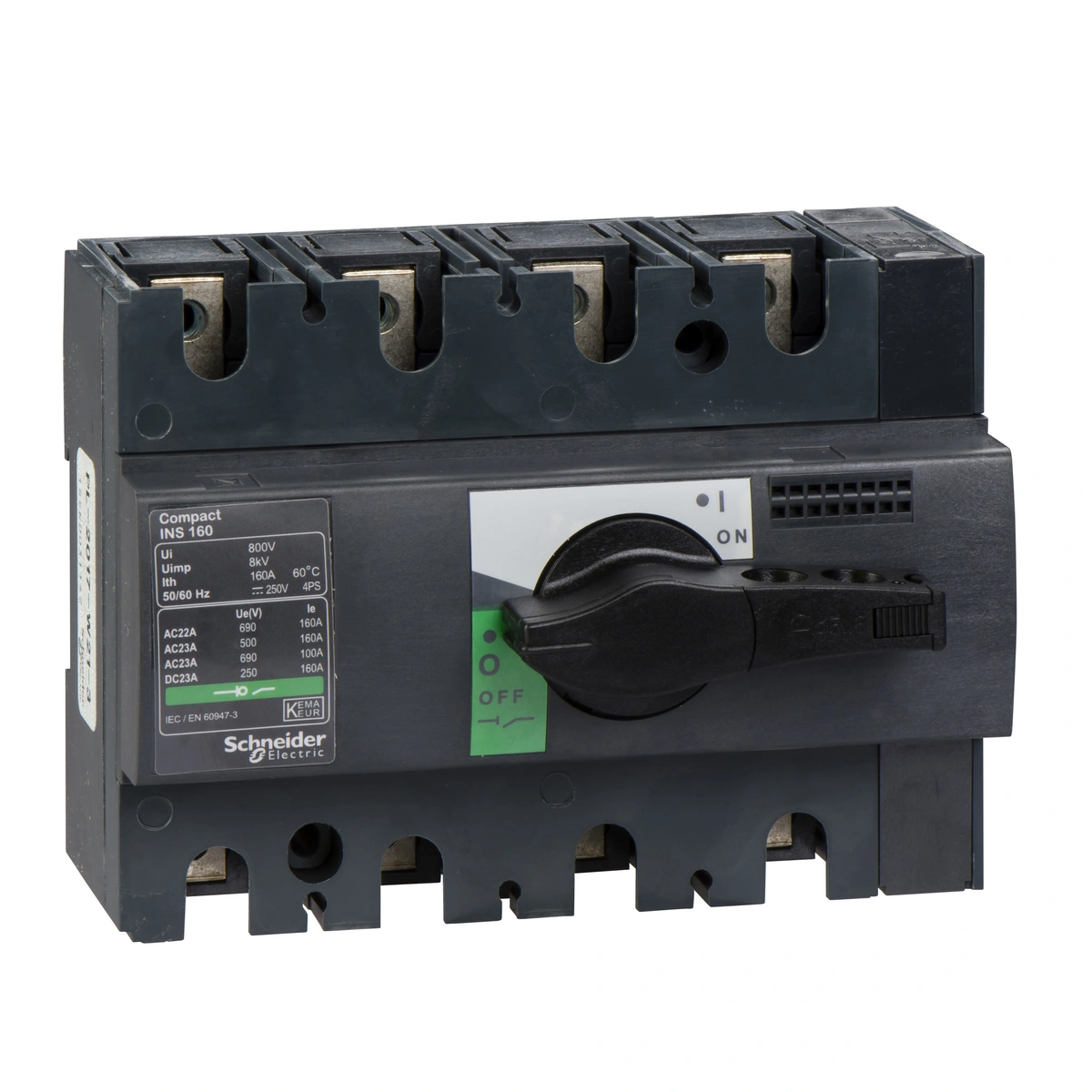 Compact INS INV, rozłącznik INS160 160A 4P