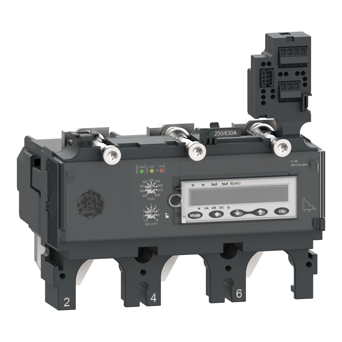 Wyzwalacz elektroniczny, ComPacT NSX, Micrologic5.3E, 630A, 3P3D, do NSX630