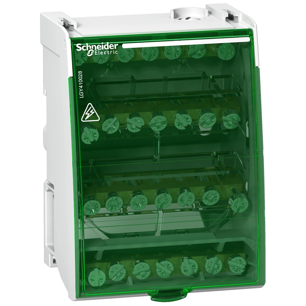 Blok dystrybucyjny Acti9 śrubowy 28 otworów 100A 4P