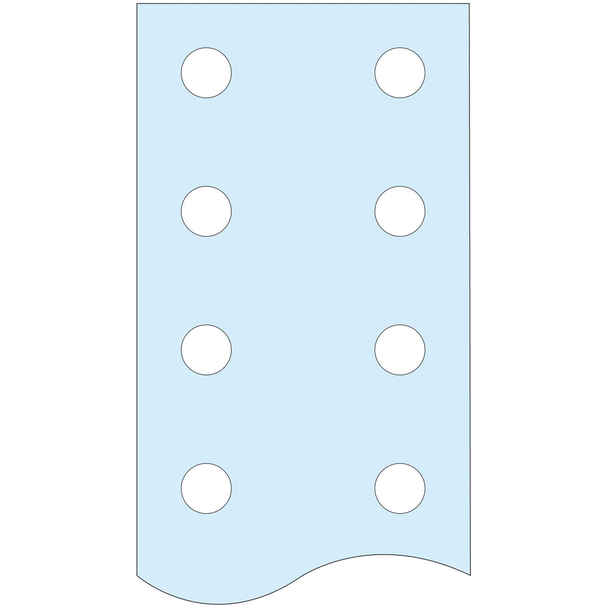 Rozdzielnice PrismaSet, listwa z otworami 25x5mm