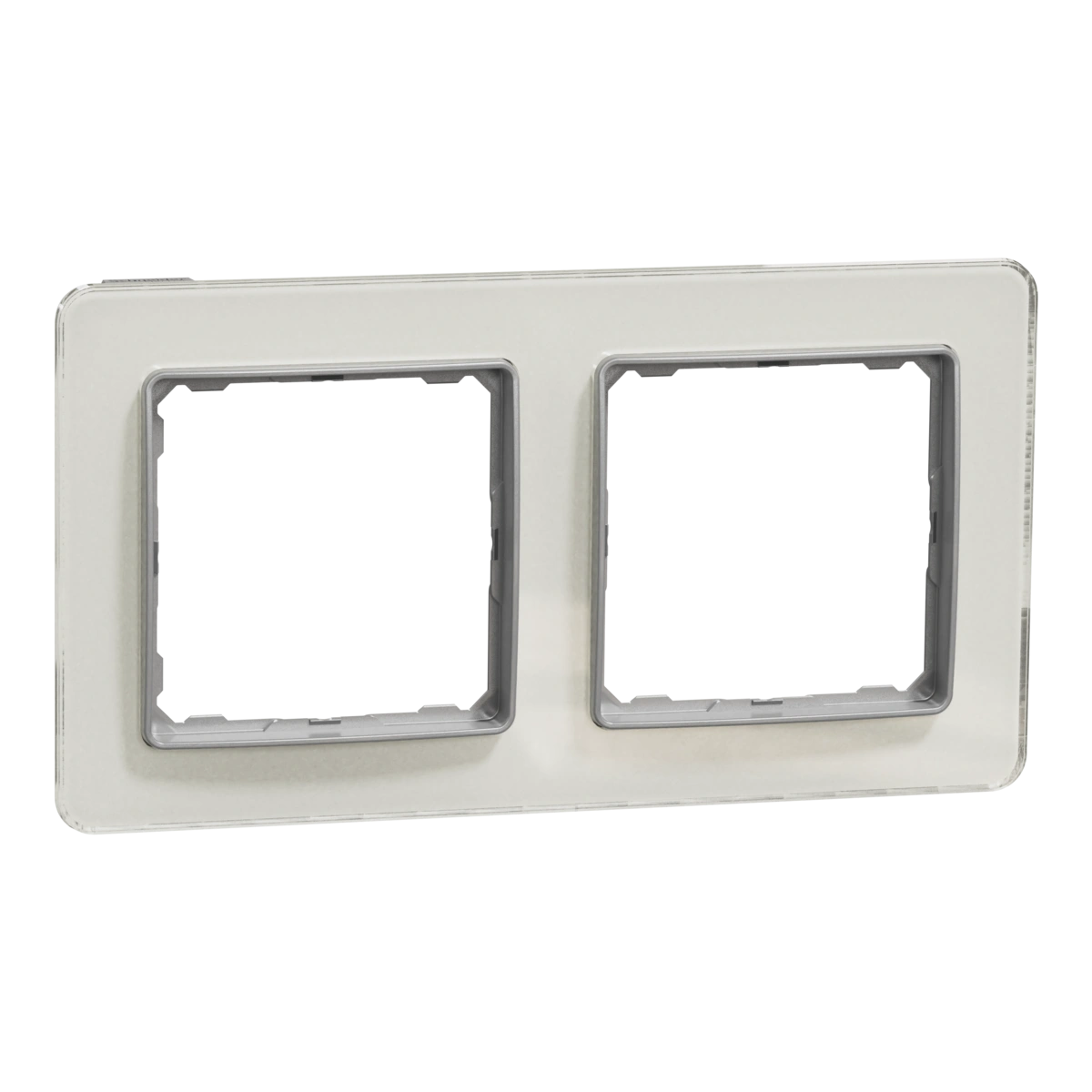 SEDNA DESIGN ramka 2-krotna, szkło białe