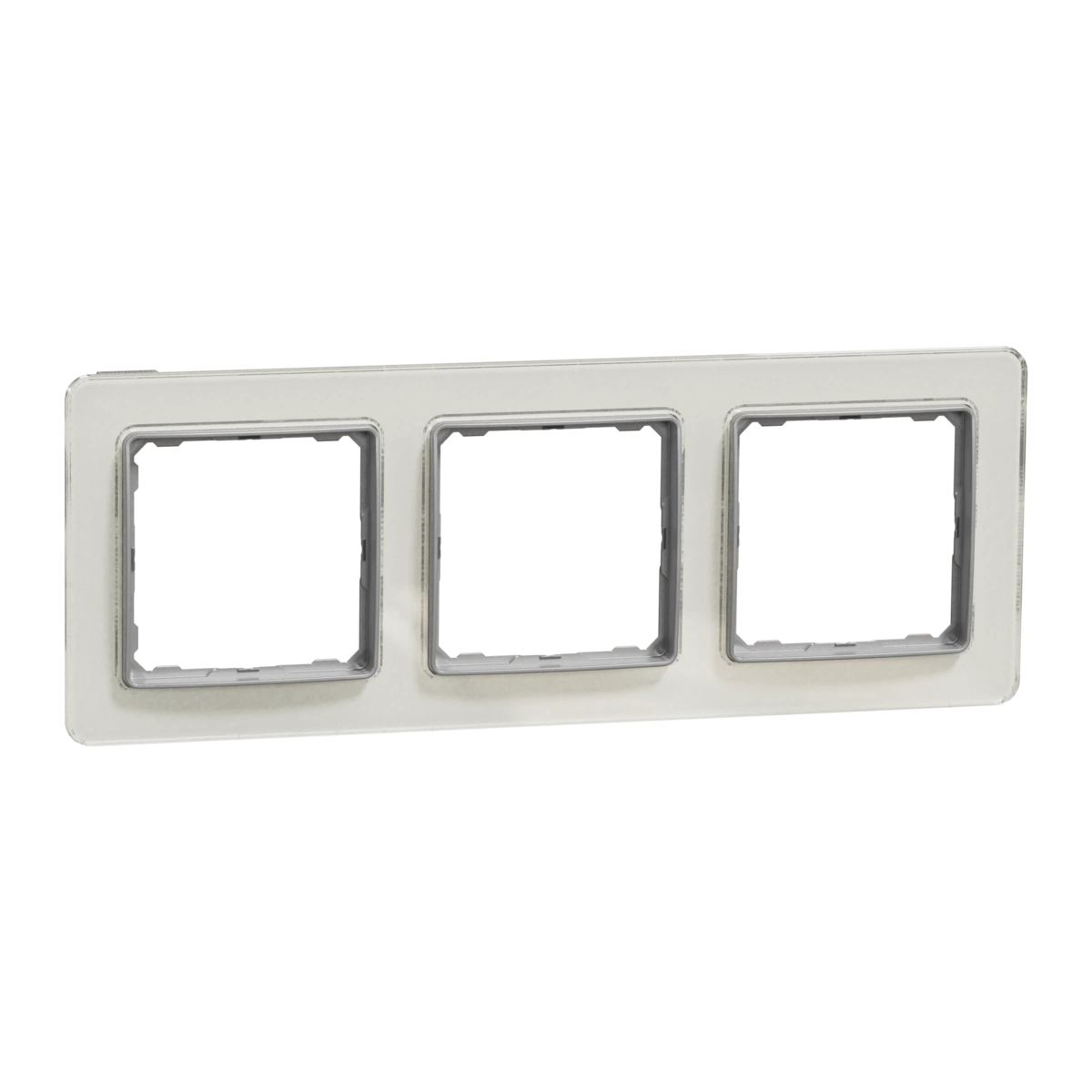 SEDNA DESIGN ramka 3-krotna, szkło białe