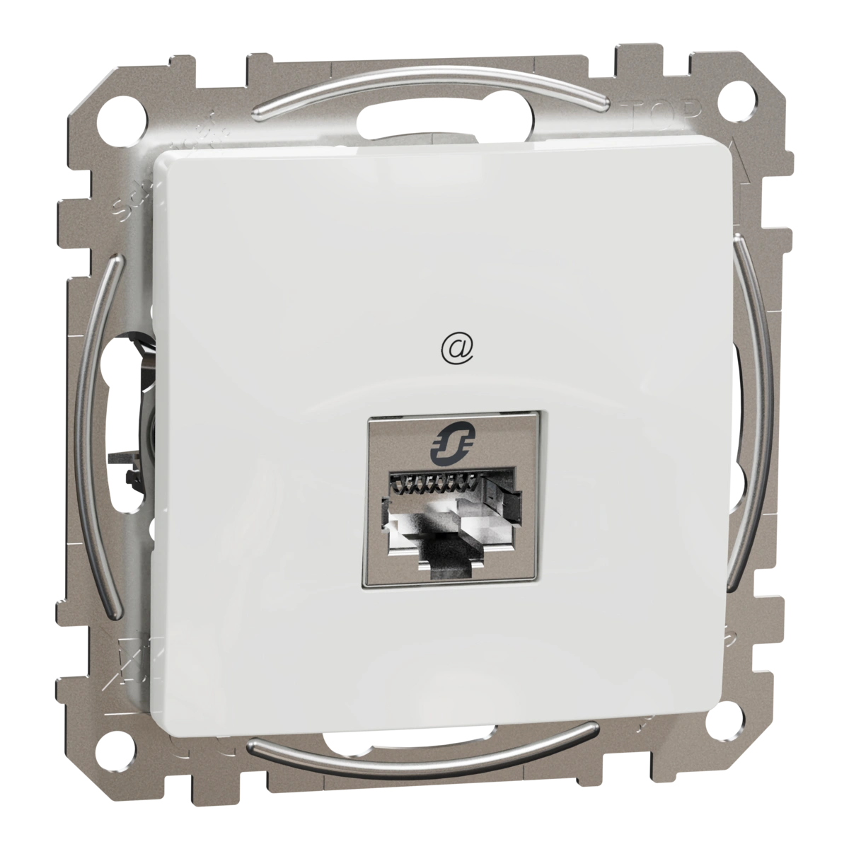 SEDNA DESIGN gniazdo komputerowe RJ45 kat.6 STP,białe