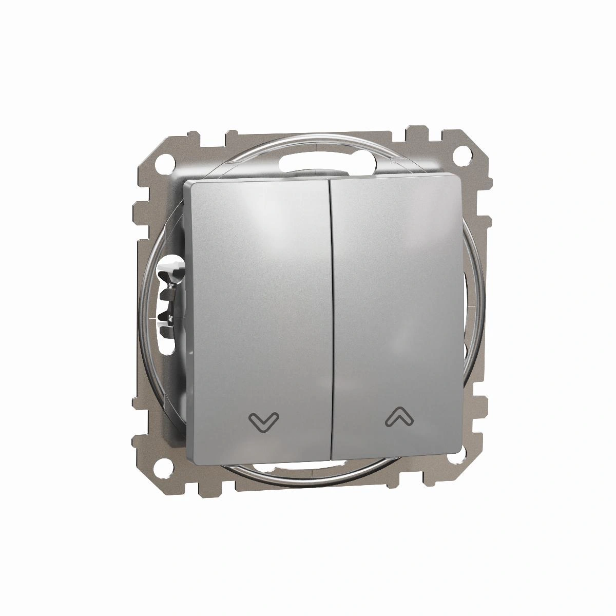 SEDNA DESIGN łącznik żaluzjowy, srebrne aluminium