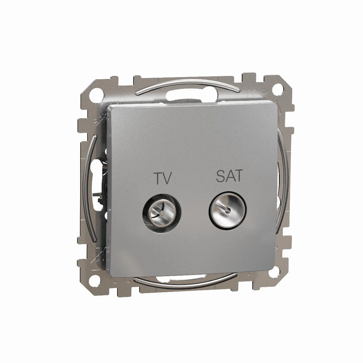 SEDNA DESIGN gniazdo TV/SAT końcowe (4dB), aluminium