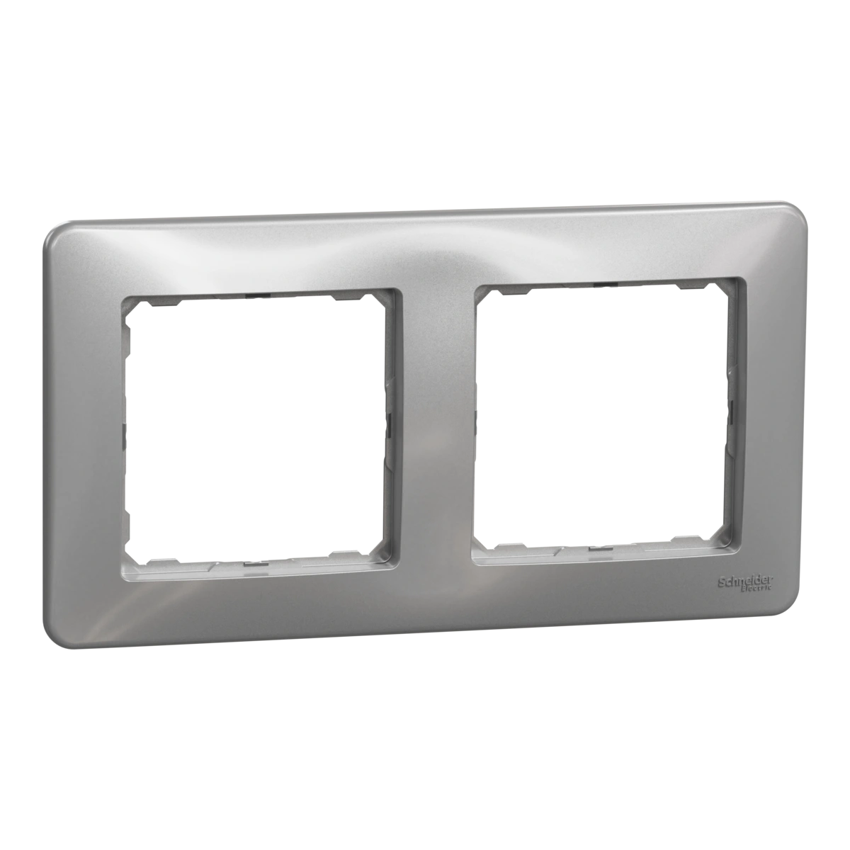 SEDNA DESIGN ramka 2-krotna, srebrne aluminium