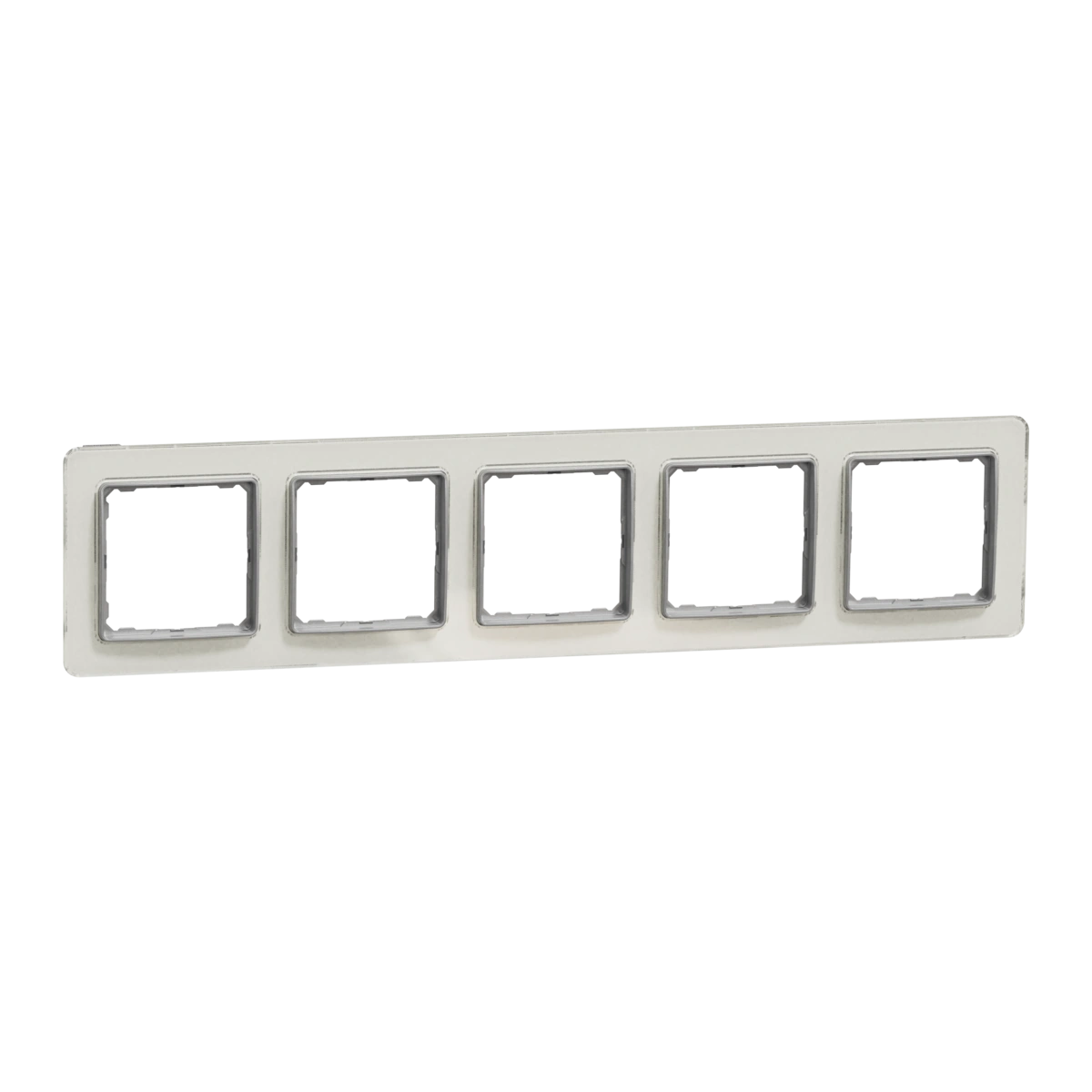 SEDNA DESIGN ramka 5-krotna, szkło białe