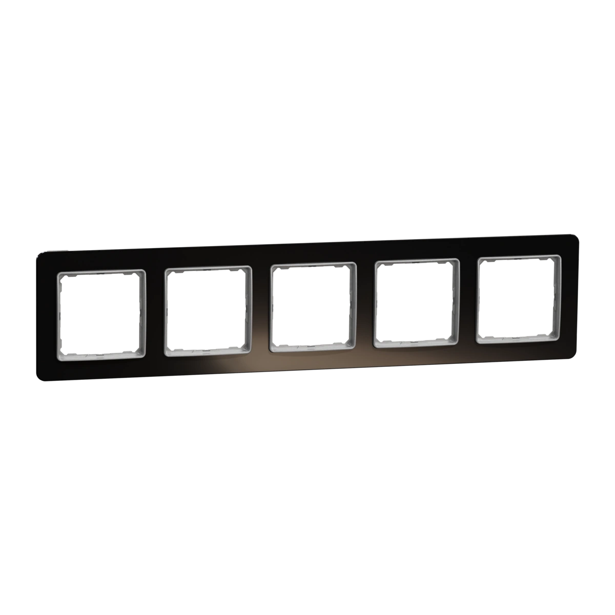 SEDNA DESIGN ramka 5-krotna, szkło czarne