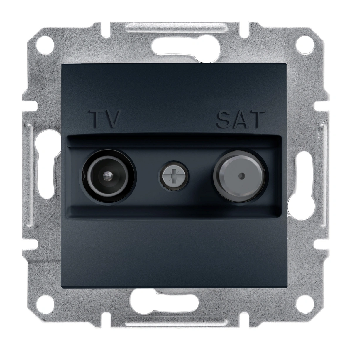 ASFORA gniazdo TV-SAT końcowe (1dB) b/r, antracyt