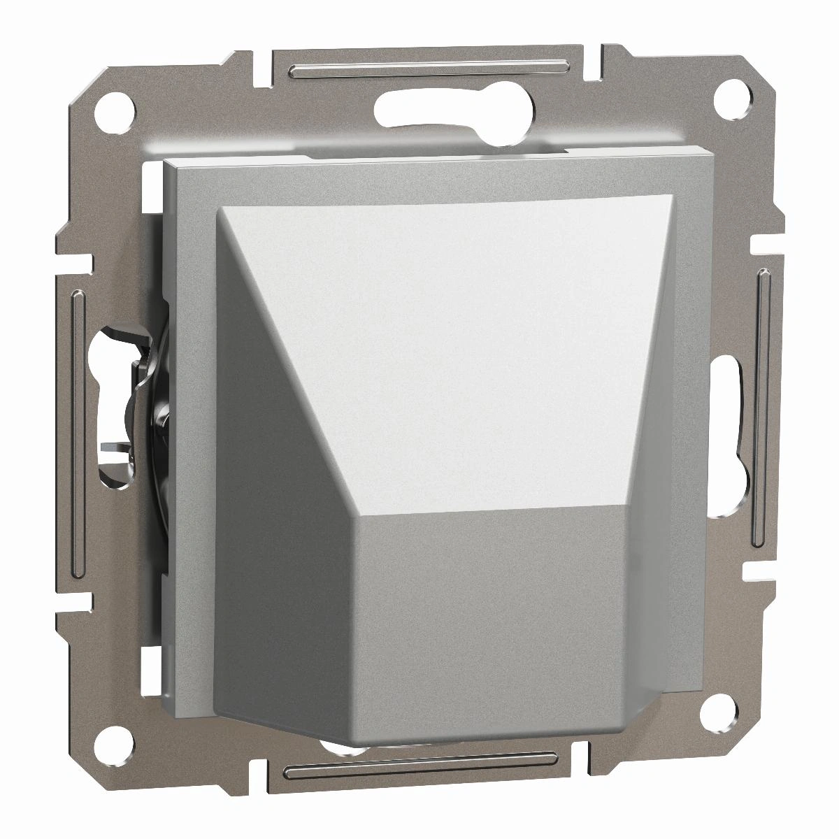 ASFORA Wypust kablowy bez ramki, aluminium