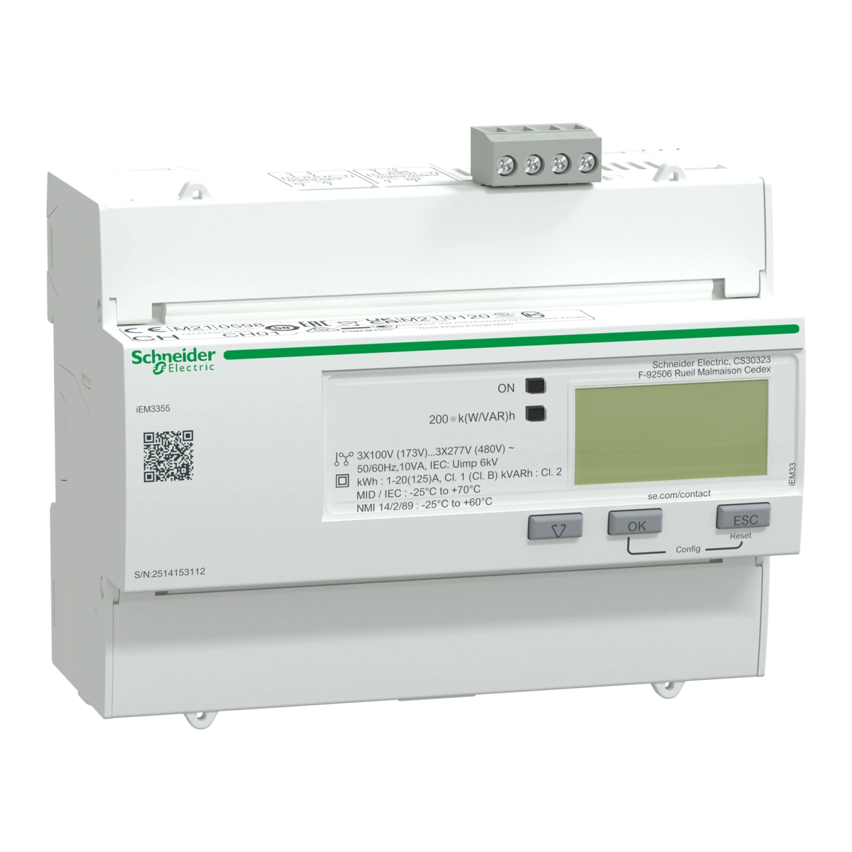 Licznik 3f 125A kl 1 MID Modbus