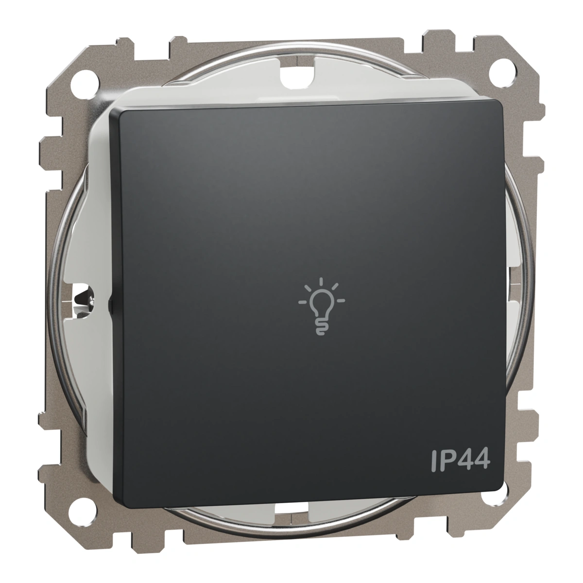 SEDNA DESIGN przycisk światło IP44, czarny antracyt