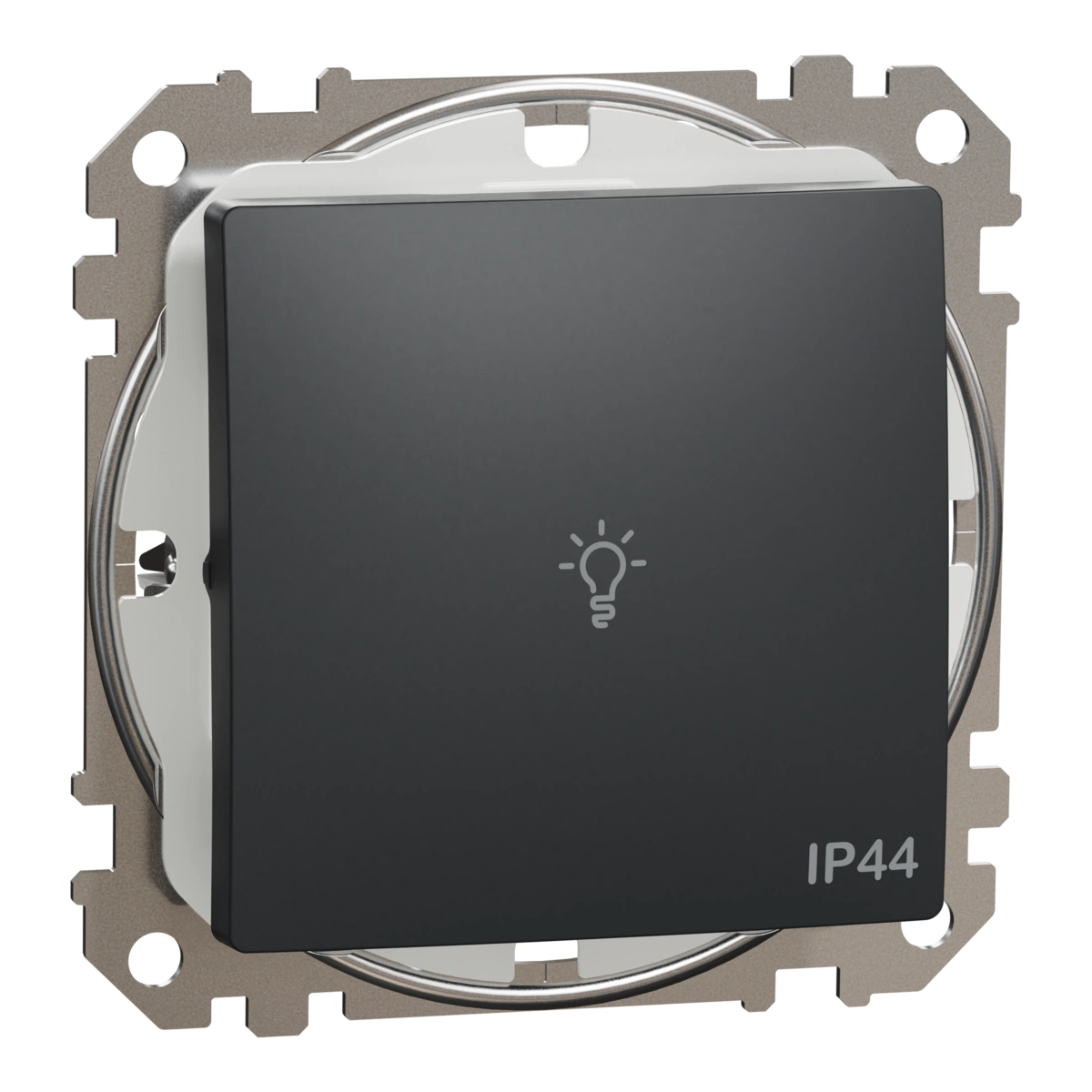 SEDNA DESIGN przycisk światło IP44, czarny antracyt