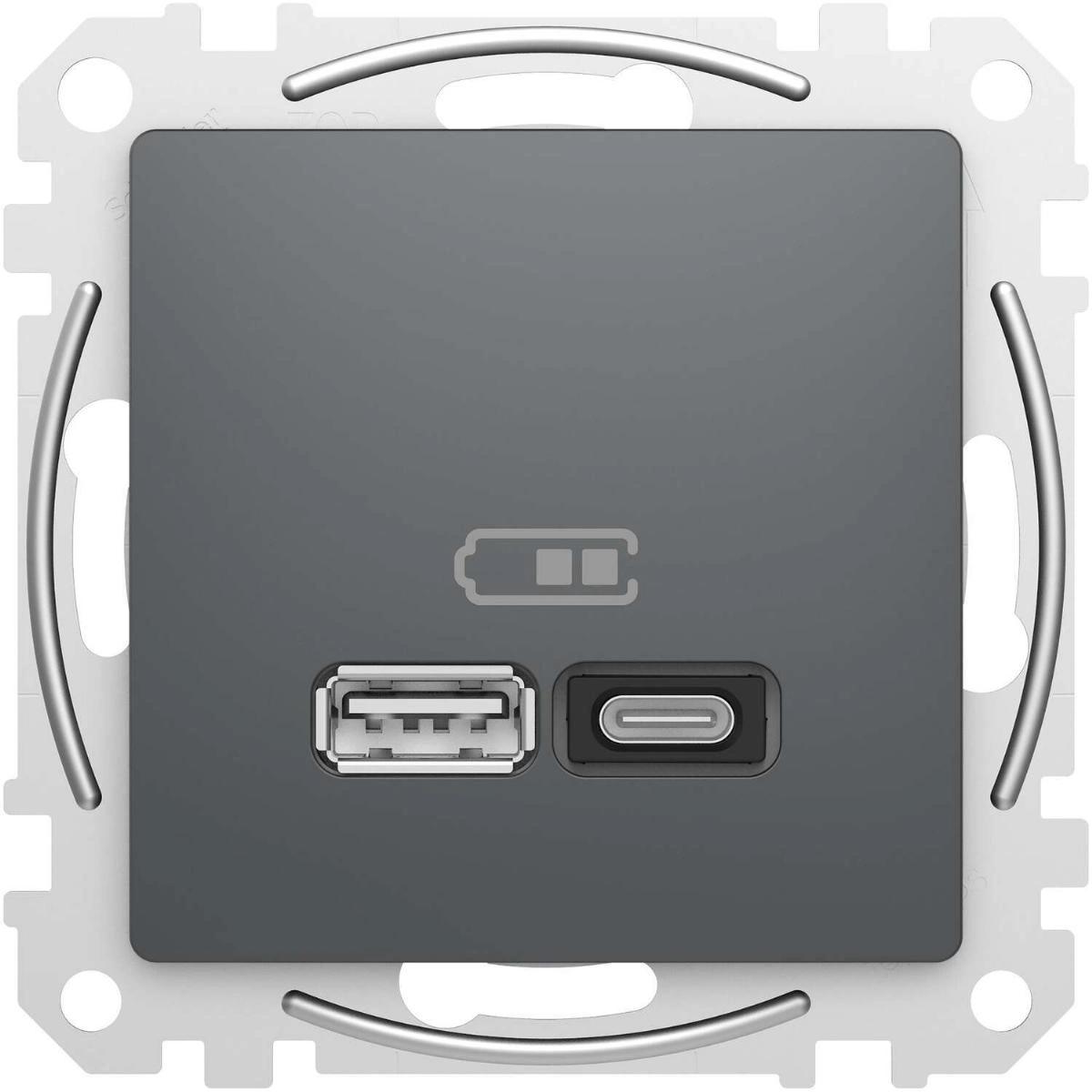 SEDNA DESIGN gniazdo ładowania USB A+C 45W PD,cz.a.