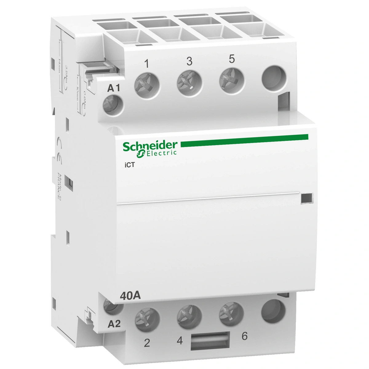 Stycznik modułowy Acti9 iCT60-40-30-230 40A 3NO 60Hz 220/240 VAC