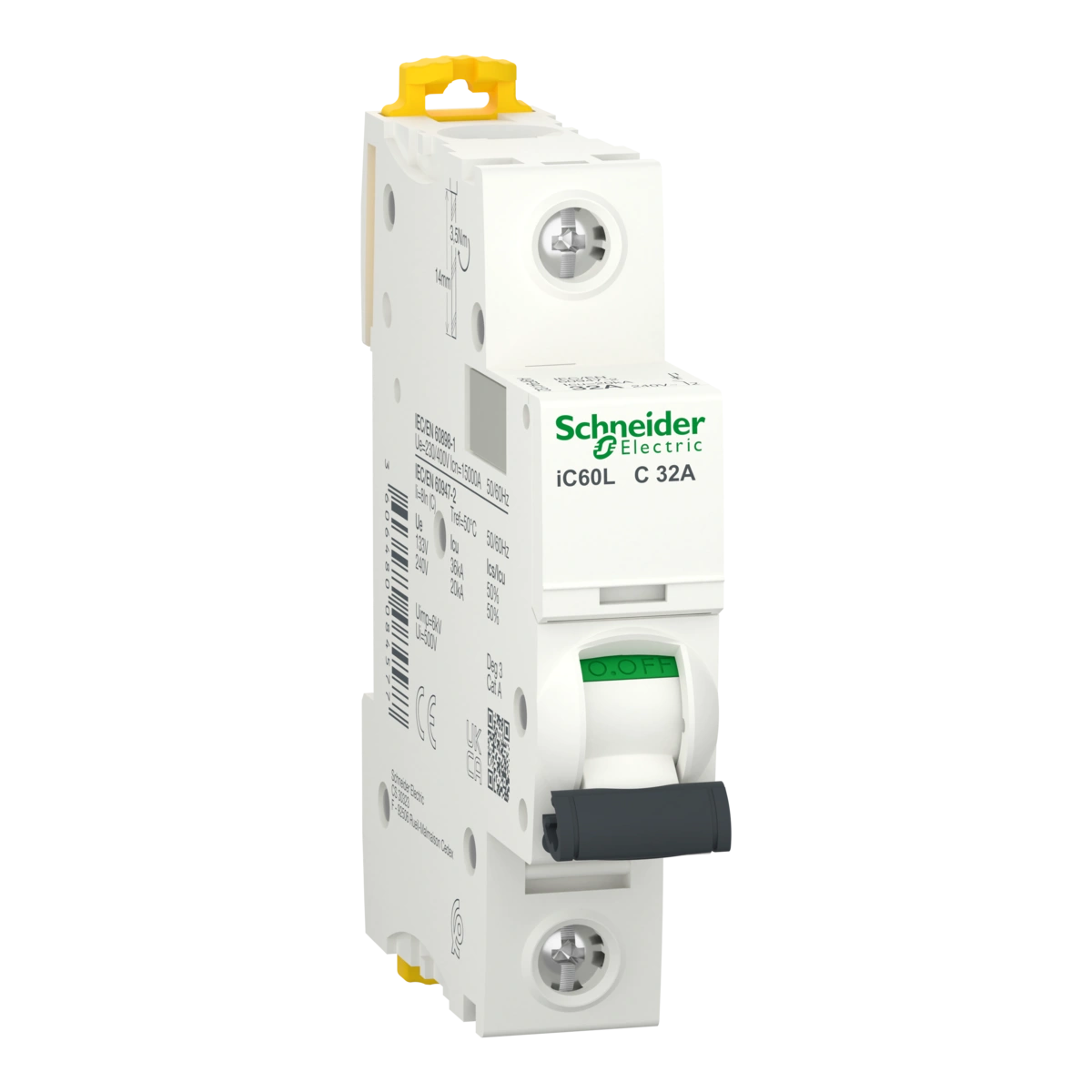 wyłącznik nadprądowy Acti9 iC60L-C32-1 C 32A 1-biegunowy