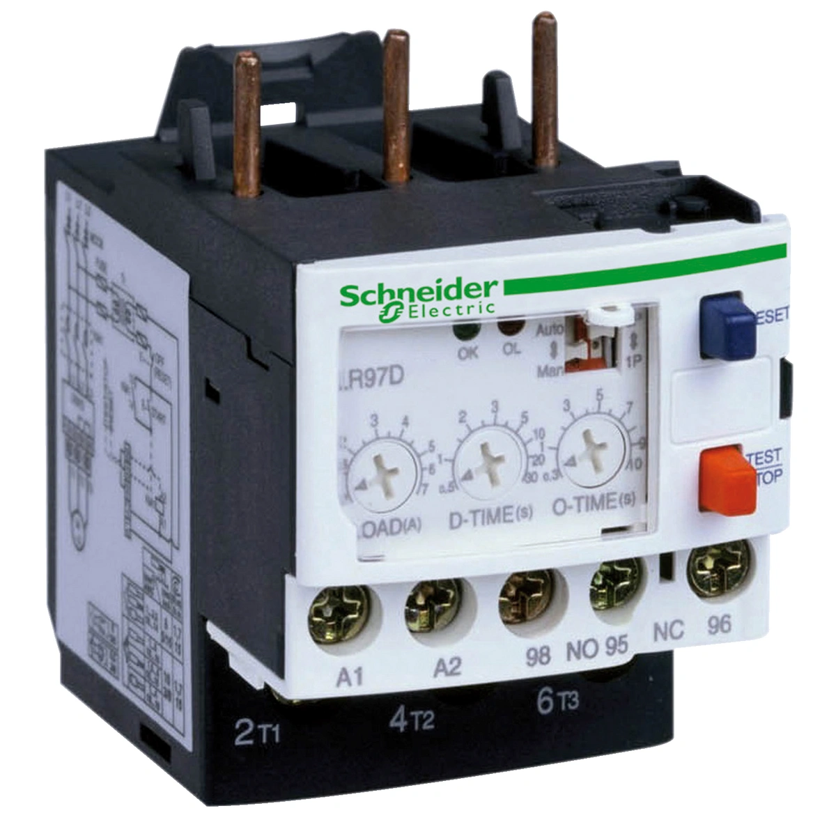 Elektroniczny przekaźnik dla silnika TeSys 1,2-7A 24V AC/DC