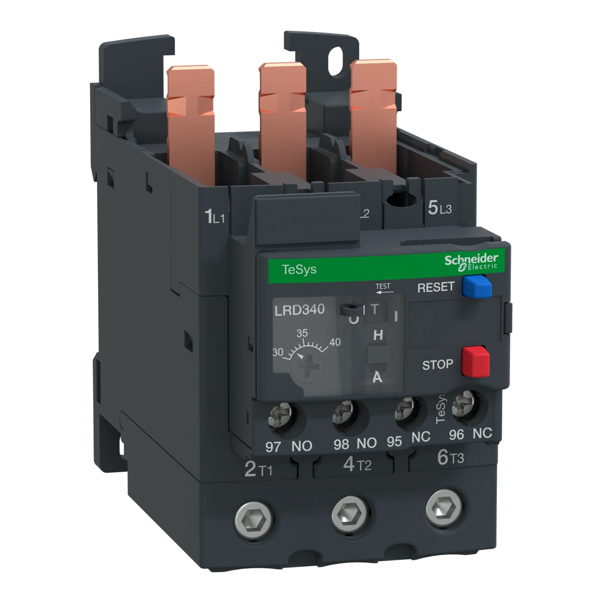 Przekaźnik przeciążeniowy cieplny, TeSys Deca, 30-40A, klasa 10, zaciski skrzynkowe