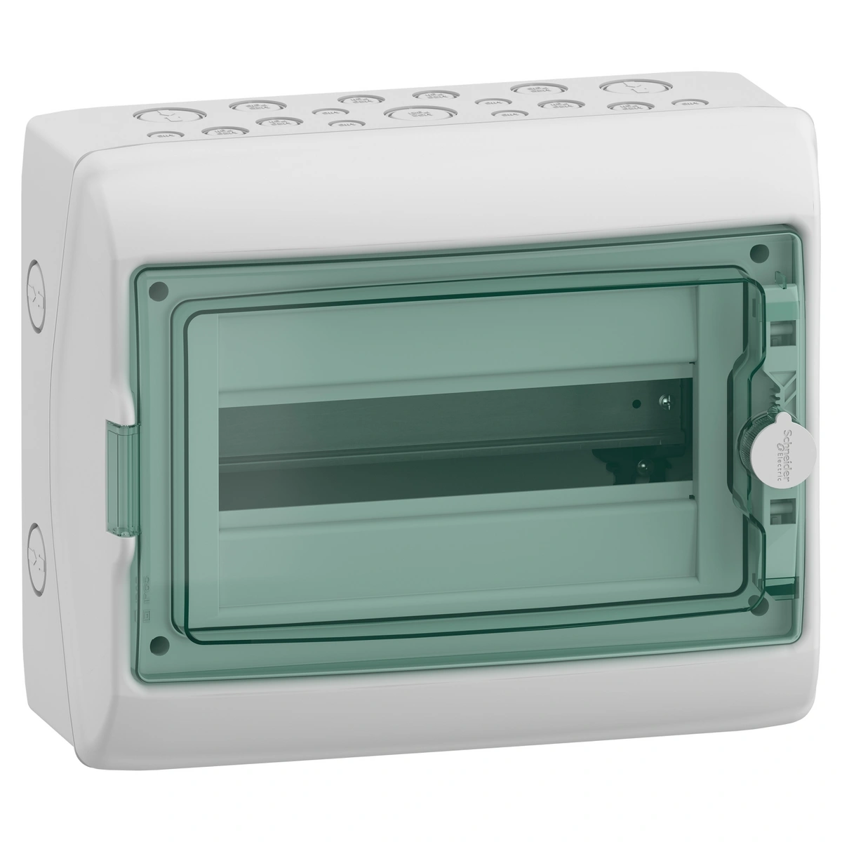 Obudowa natynkowa, Mureva (dawna Kaedra), IP65 MRV-1-12-NT-T drzwi transparentne 1 rząd 12 modułów/rząd