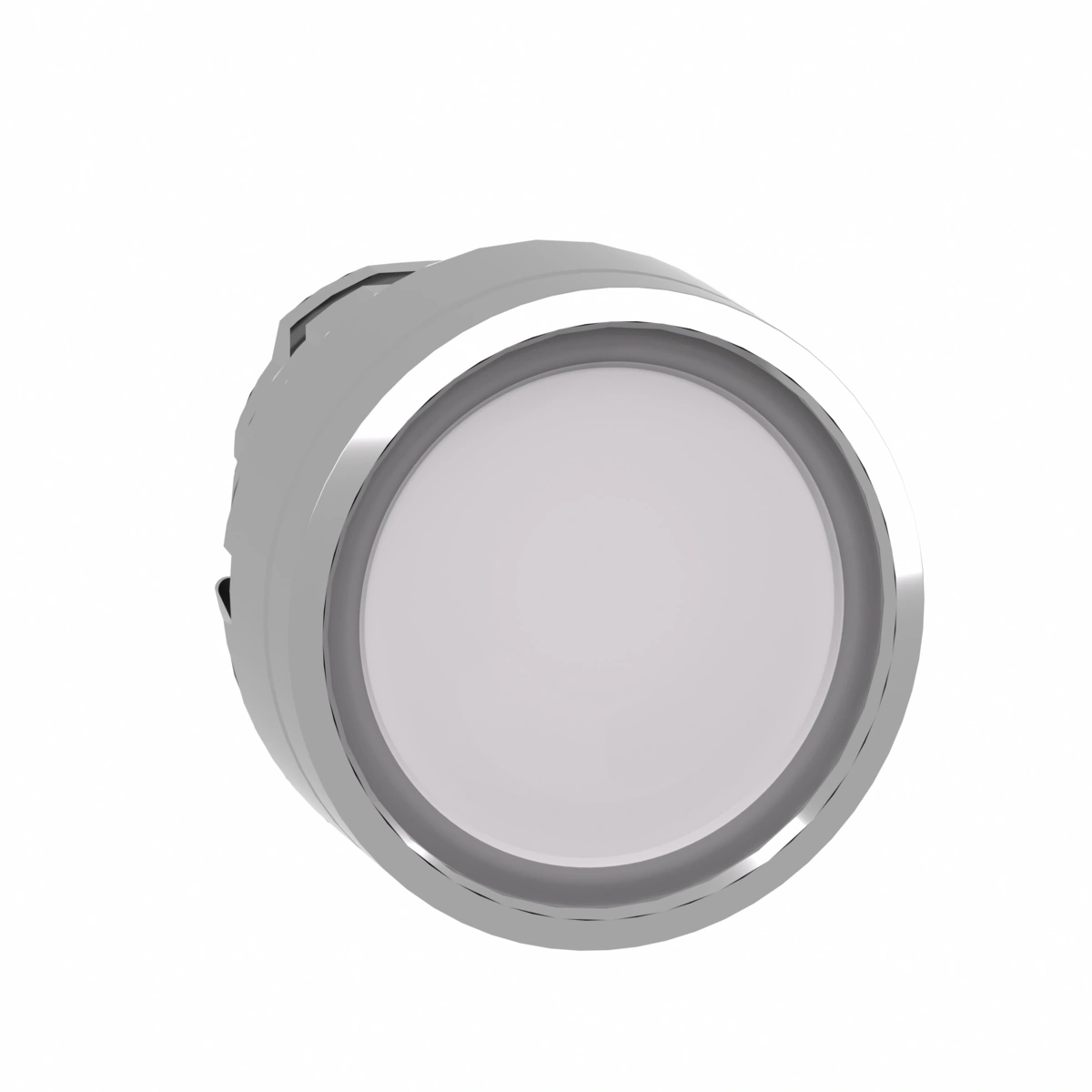 Harmony XB4 Główka przycisku wystającego z samoczynnym powrotem LED biała metalowa