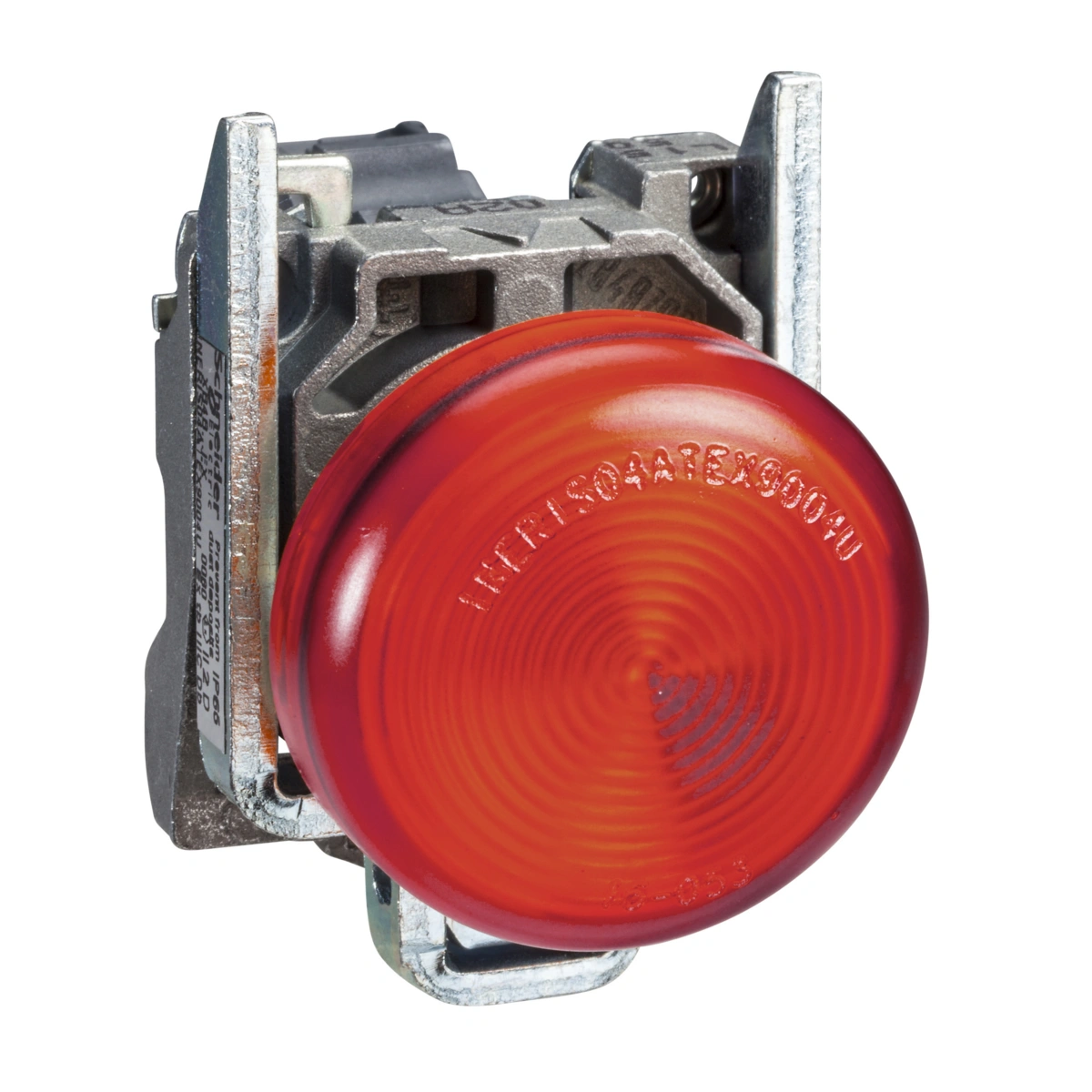 Harmony XB4 Lampka sygnalizacyjna z czerwoną żarówką, 250V