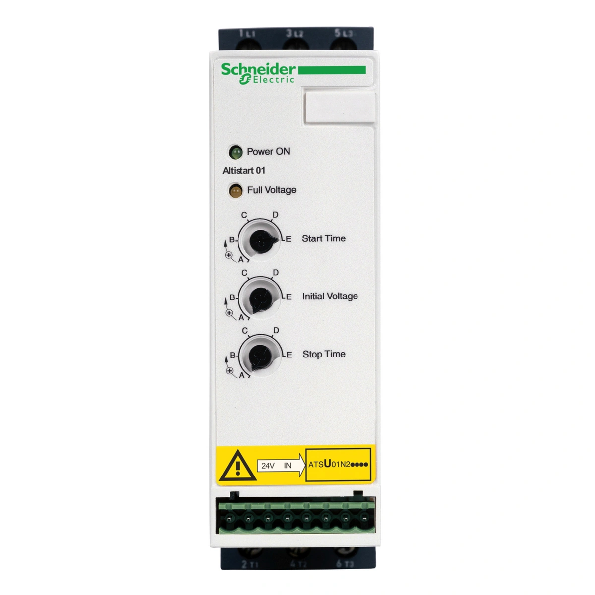 Układ łagodnego rozruchu ATSU01 3 fazowe 200/480VAC 50/60Hz 11kW 22A IP20