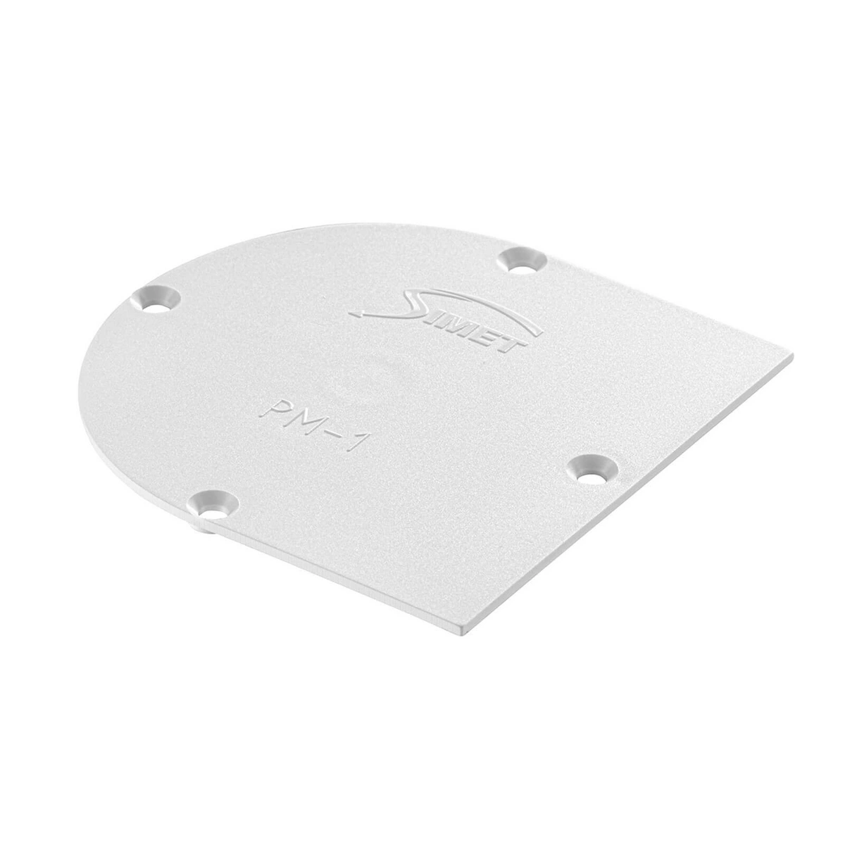 Pokrywa puszki 60mm, skrajna, Multiwall - kolor biały PM1