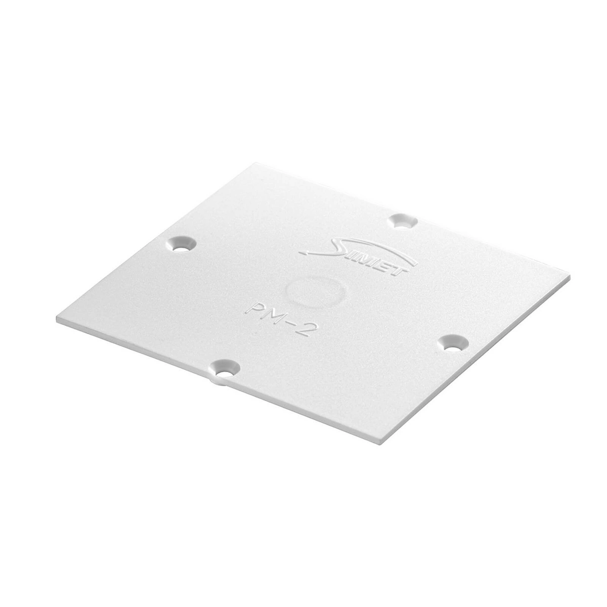 Pokrywa puszki 60mm, centralna, Multiwall - kolor biały PM2