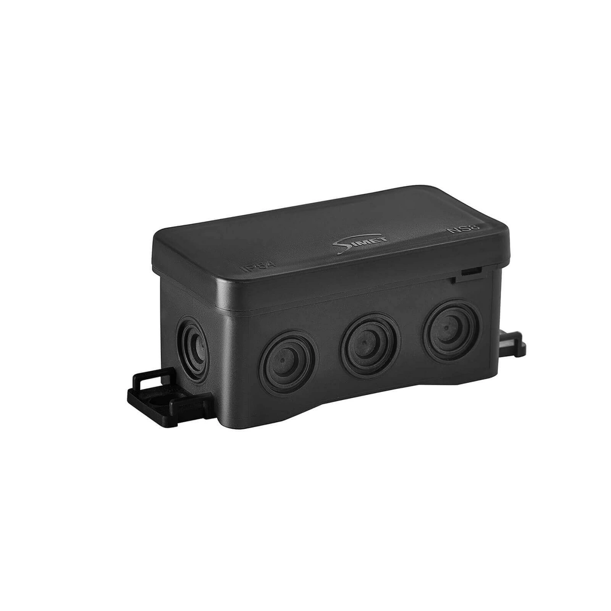 puszka instalacyjna naścienna NS8 FASTBOX&HOOK czarny