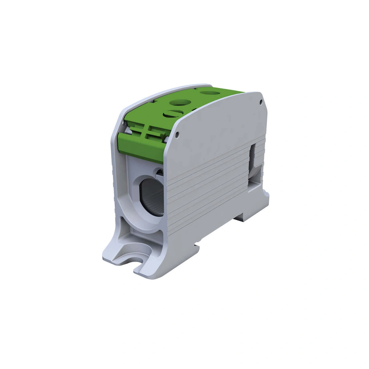 STB 95 Złączka szynowa gwintowa Al/Cu 87510 SIMBLOCK zielony