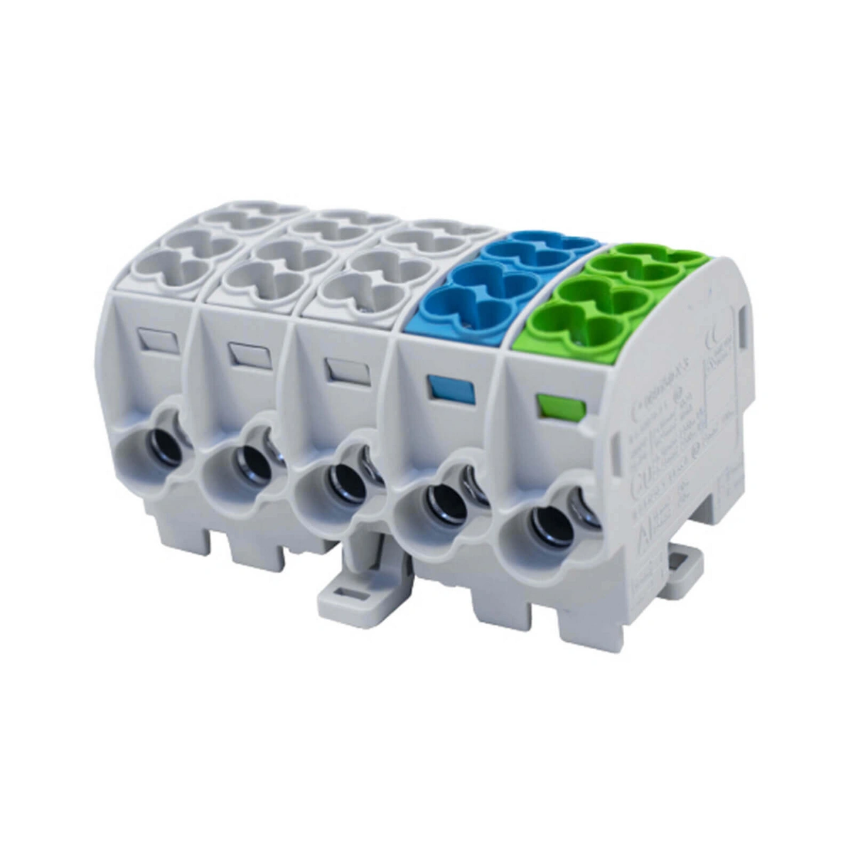 SCB 25-5X Blok rozdzielczy - odgałęźny Al/Cu 80150 SIMBLOCK sza/nie/zie