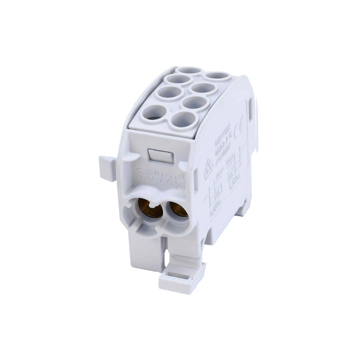 SCB 35 Blok rozdzielczy - odgałęźny Al/Cu 80210 SIMBLOCK szary