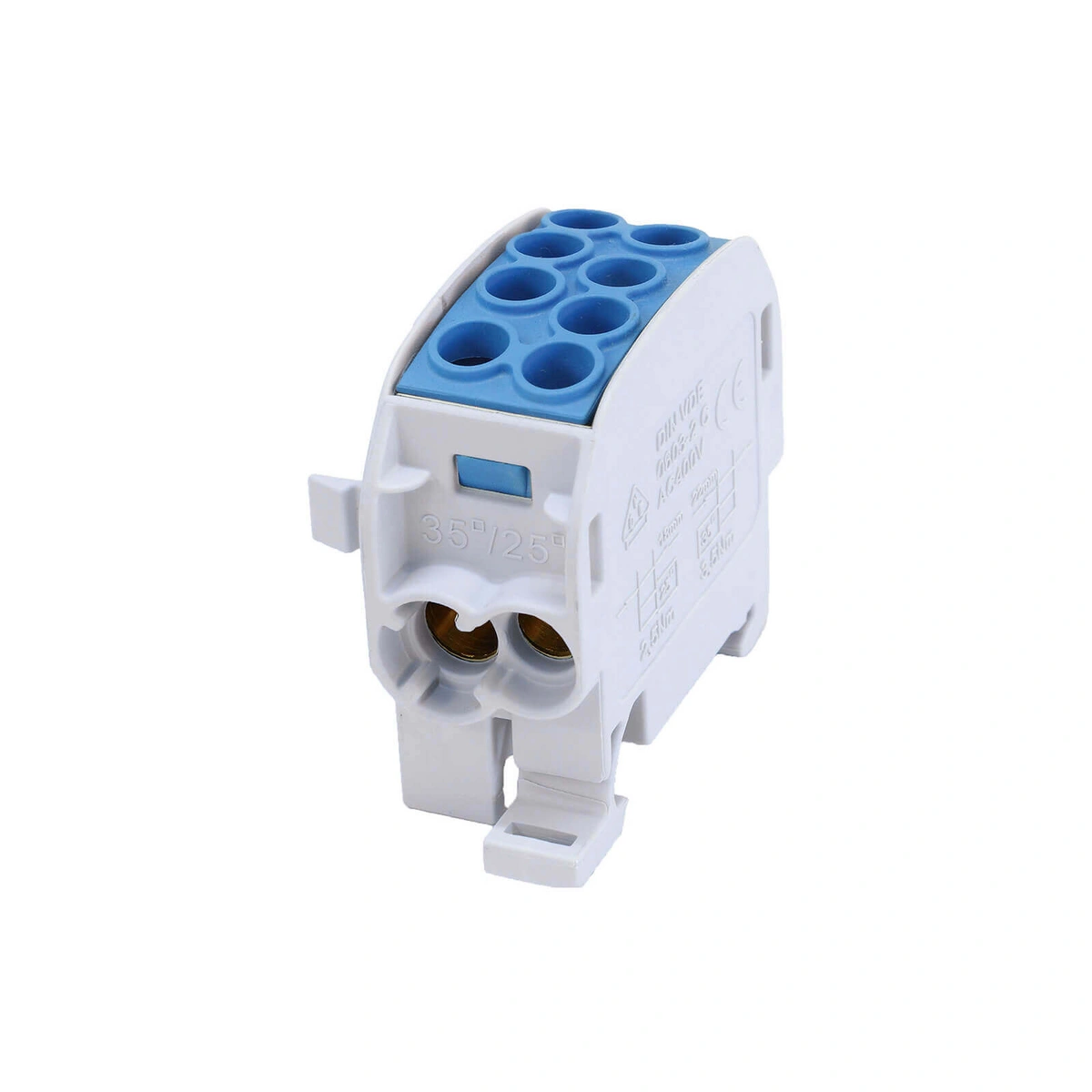 SCB 35 Blok rozdzielczy - odgałęźny Al/Cu 80210 SIMBLOCK niebieski