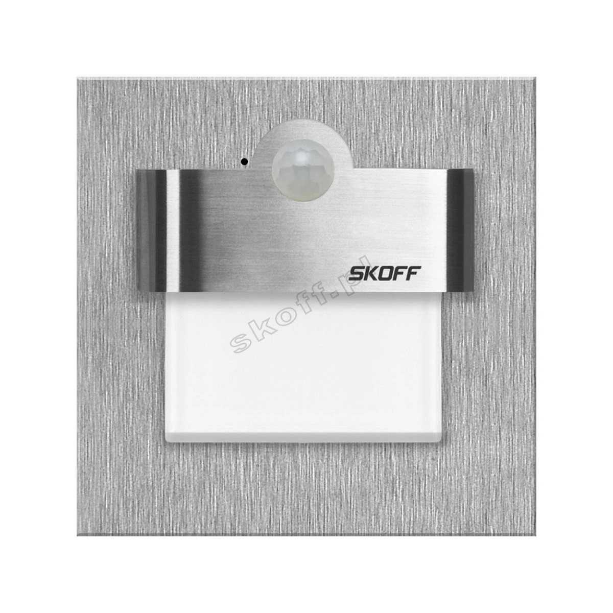 oprawa przyschodowa z czujnikiem ruchu Tango LED PIR 120 st. Motion Sensor Light SKOFF 10V DC 1,0 W IP20 4000 K szlif Inox szt.