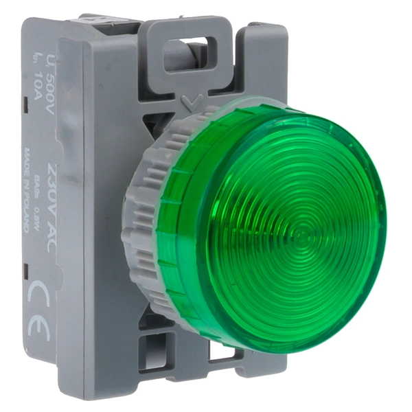 LAMPKA SYGN. CZERWONA 230V LED BA9S STANDARD SP22-LC-230-LED\AC