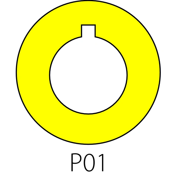 Tabliczka 22 żółta bez napisów ST22-4509\P01