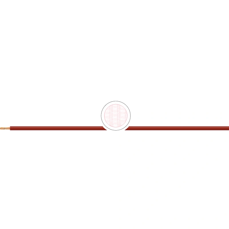H05V-K czerwony 1X0,75